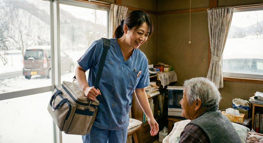 1人で働いている看護師