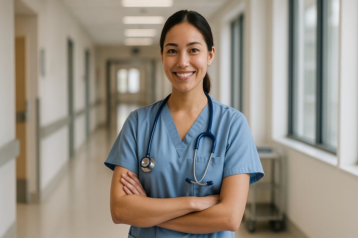 病院で働いている看護師