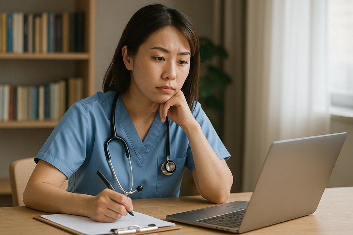 転職先を探している看護師